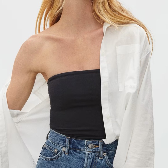 Everlane Tops - NWT Everlane Tube Top in Black Women’s XS